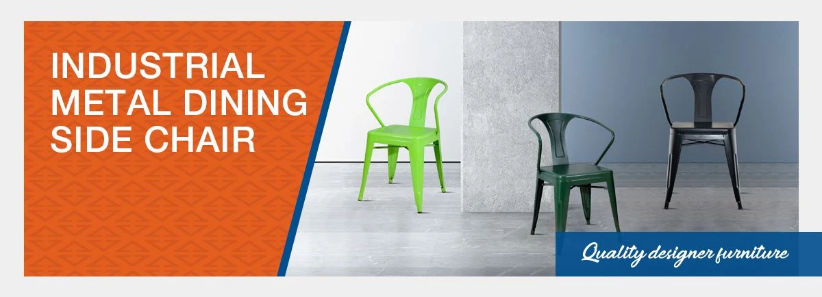 Industrial Metal Dining Side Chair-hbsinostar Industrial Metal Dining Side Chair-hbsinostar